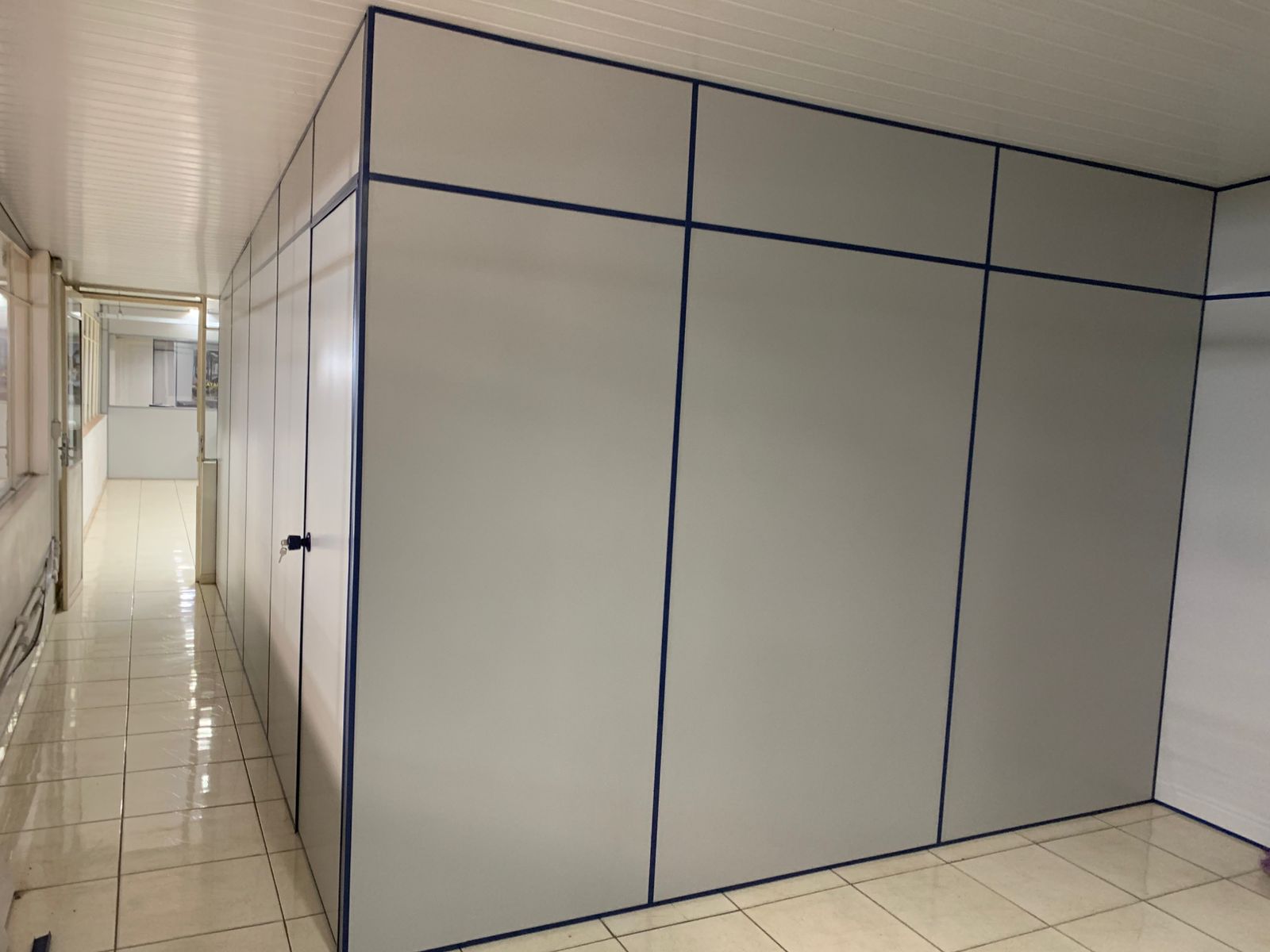 Serviço realizado pela JNA Divisórias